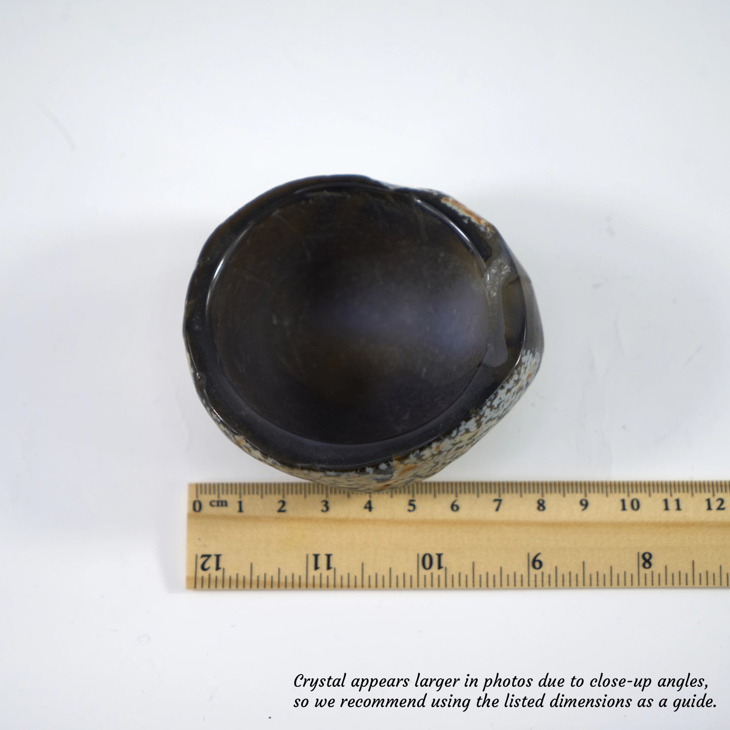 Agate - Crystal Charging Bowl with Complimentary Quartz Chips