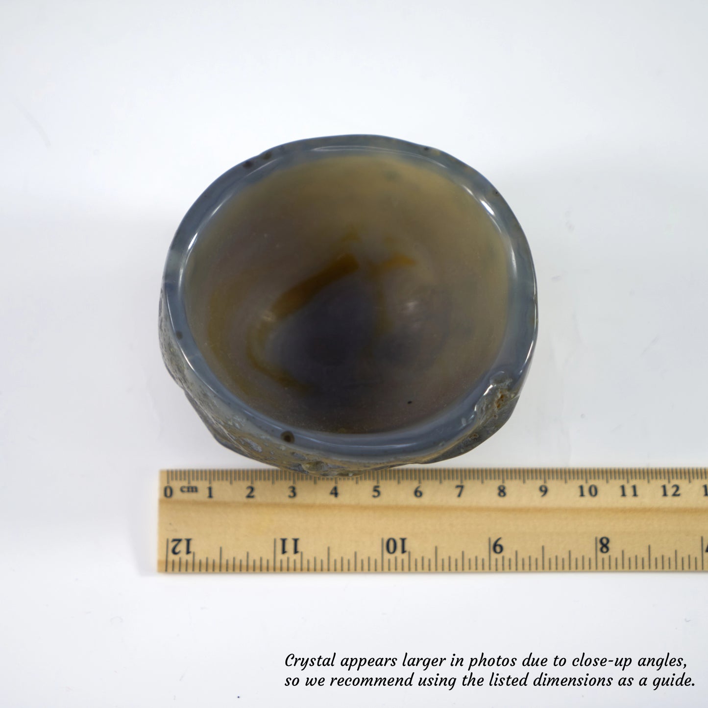 Agate - Crystal Charging Bowl with Complimentary Quartz Chips