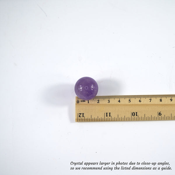 Overcome Worries & Fears - Amethyst Sphere (Mini, 2cm)