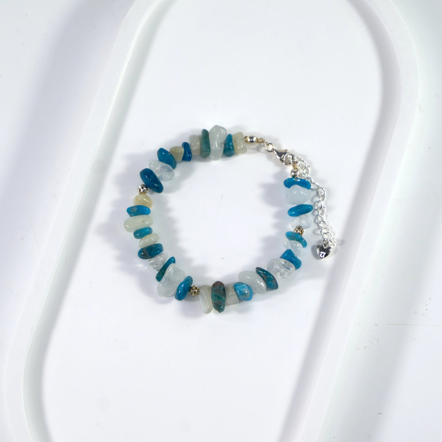 Promote Emotional Harmony - Apatite & Moonstone Crystal Bracelet