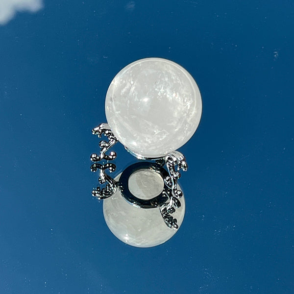 Master Healing Stone - Clear Quartz Sphere (Small, 3-4cm)
