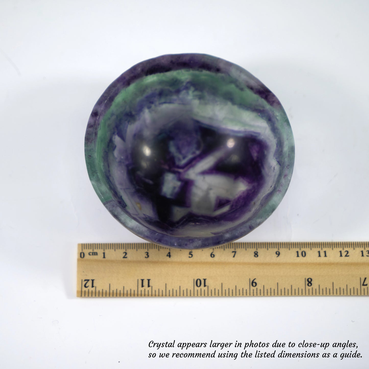 Boosting Concentration - Fluorite - Crystal Charging Bowl with Complimentary Quartz Chips