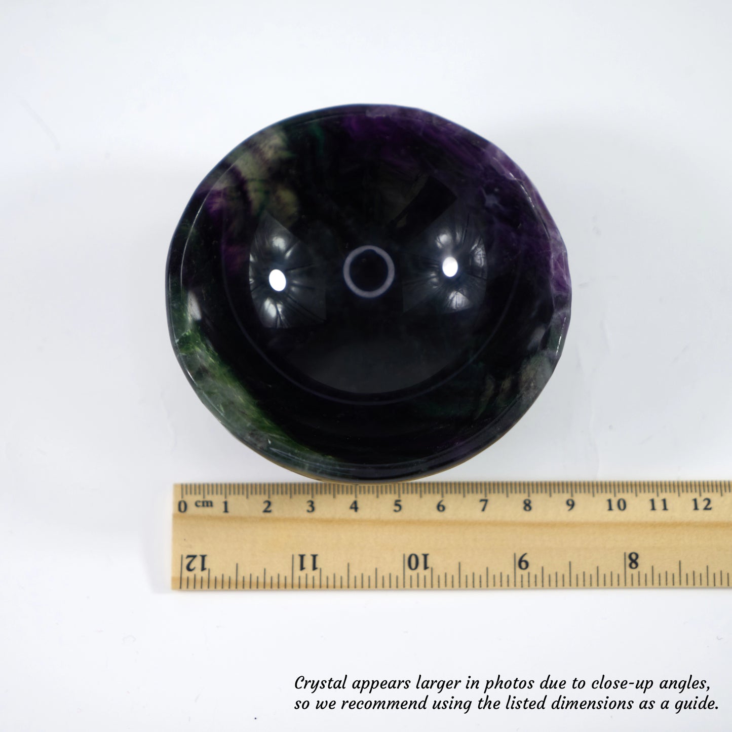 Boosting Concentration - Fluorite - Crystal Charging Bowl with Complimentary Quartz Chips