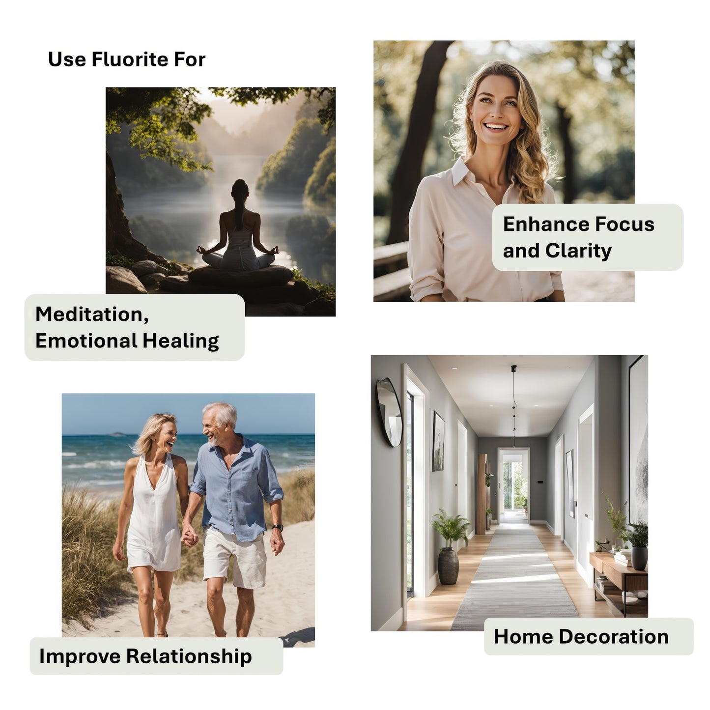 Boosting Concentration - Fluorite Sphere (Small, 3-5cm)