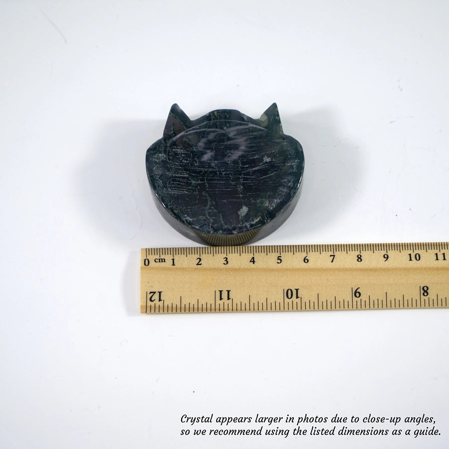 Stone of New Beginings - Moss Agate Little Cat