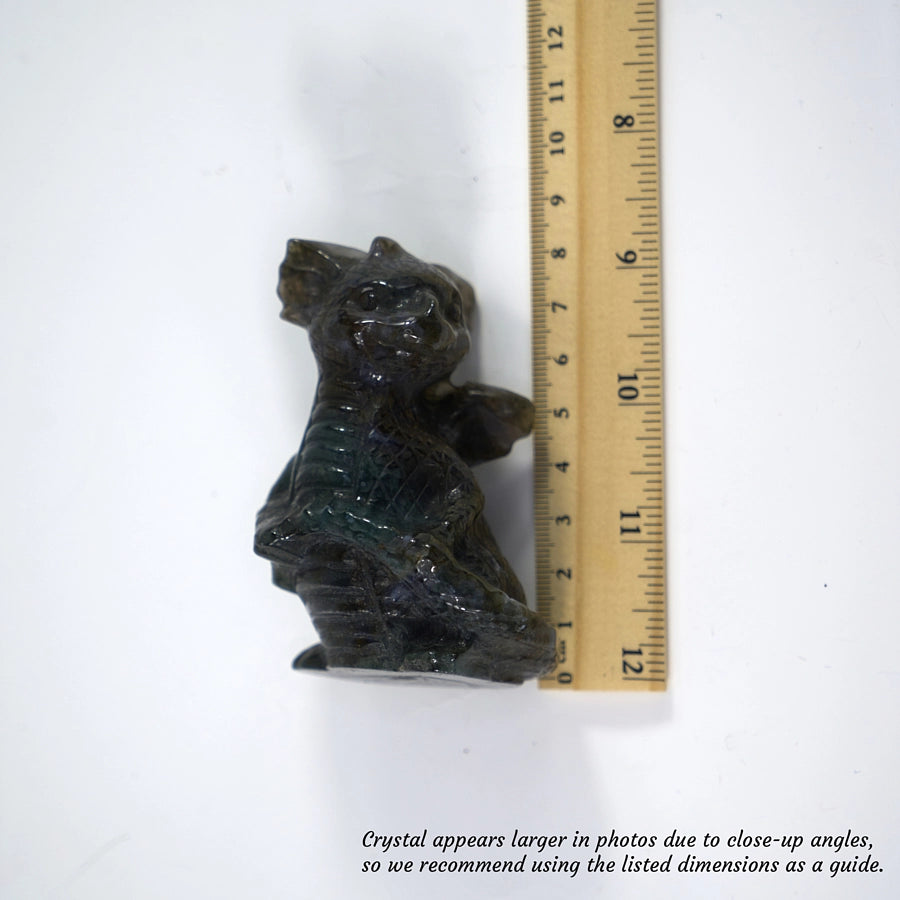 Stone of New Beginings - Moss Agate Little Dragon