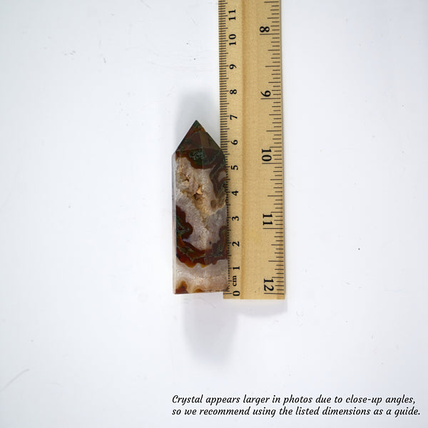 Stone of New Beginings - Moss Agate Towers - Full Set of 2 Towers