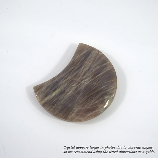 Promote Balance, Joy & Divine Energy - Sunstone & Moonstone Hand-Craved Moon