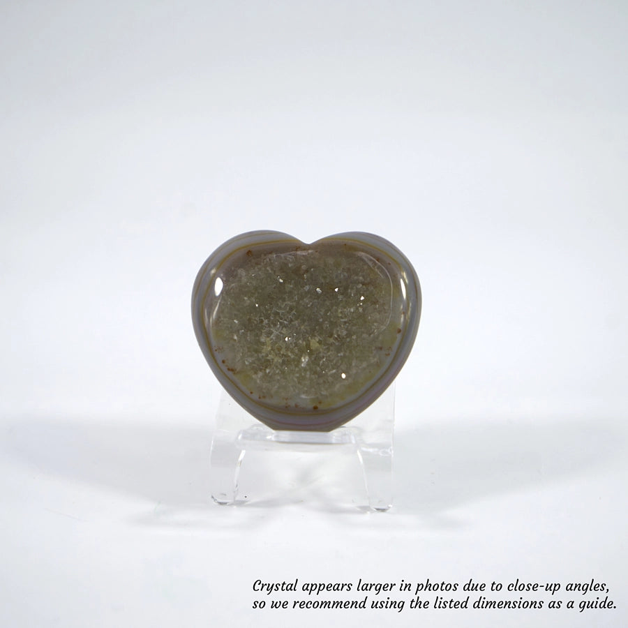 Healing Stone - Agate Geode Heart