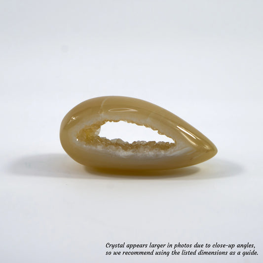Agate Geode Half-Egg Shape