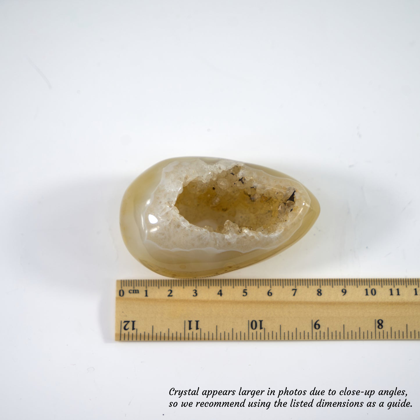 Agate Geode Half-Egg Shape