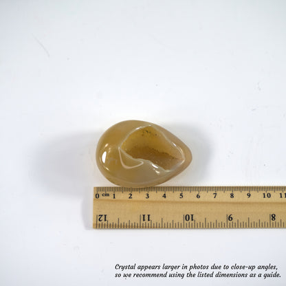 Agate Geode Half-Egg Shape