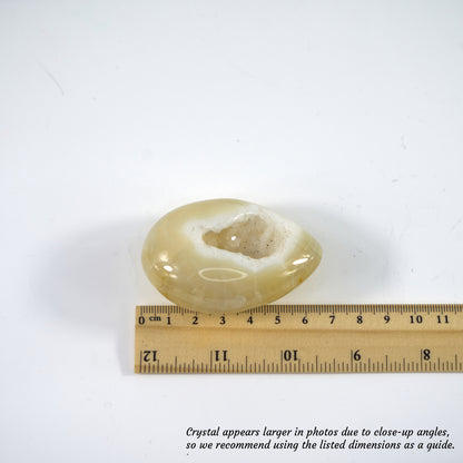 Agate Geode Half-Egg Shape