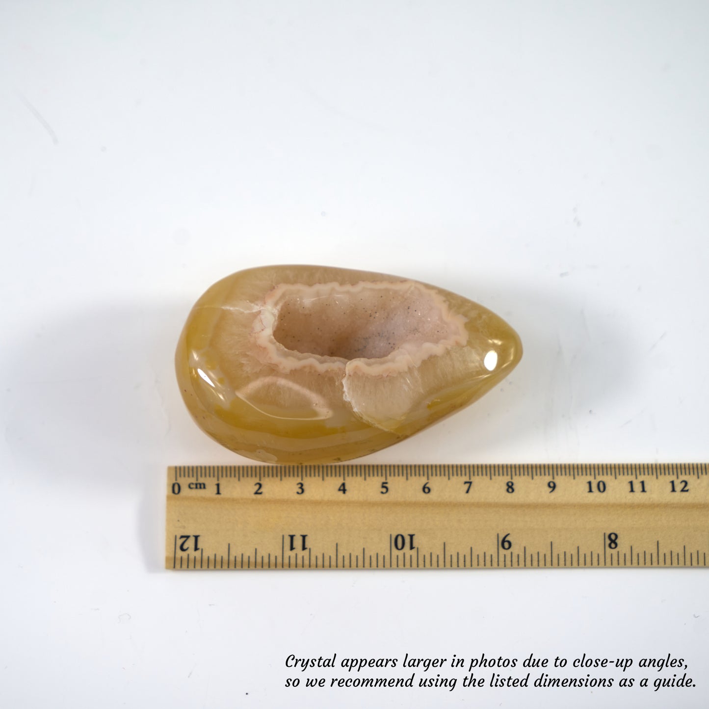 Agate Geode Half-Egg Shape
