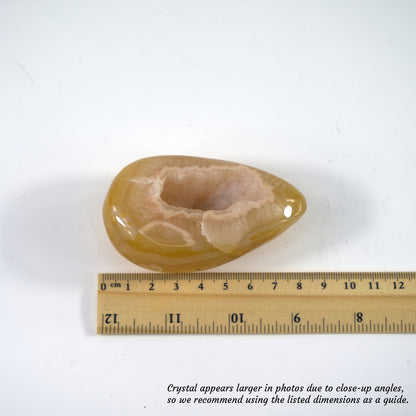 Agate Geode Half-Egg Shape