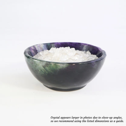 Boosting Concentration - Fluorite - Crystal Charging Bowl with Complimentary Quartz Chips