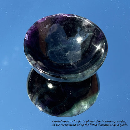 Boosting Concentration - Fluorite - Crystal Charging Bowl with Complimentary Quartz Chips