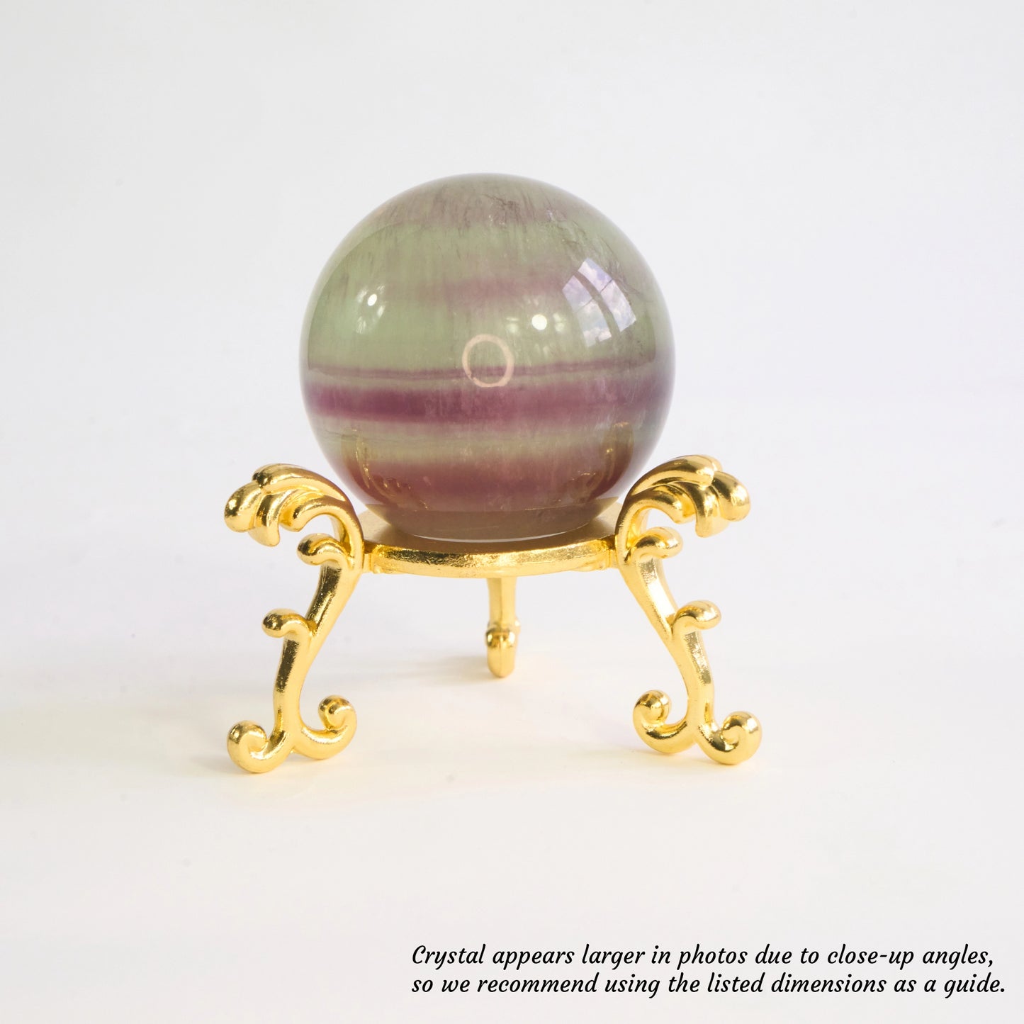 Boosting Concentration - Fluorite Sphere (Small, 3-5cm)