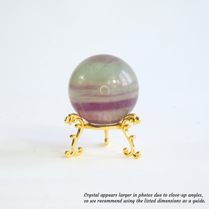 Boosting Concentration - Fluorite Sphere (Small, 3-5cm)
