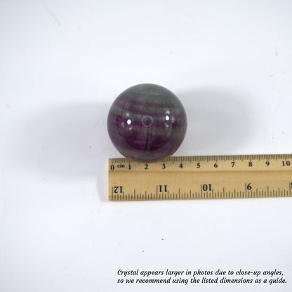 Boosting Concentration - Fluorite Sphere (Small, 3-5cm)