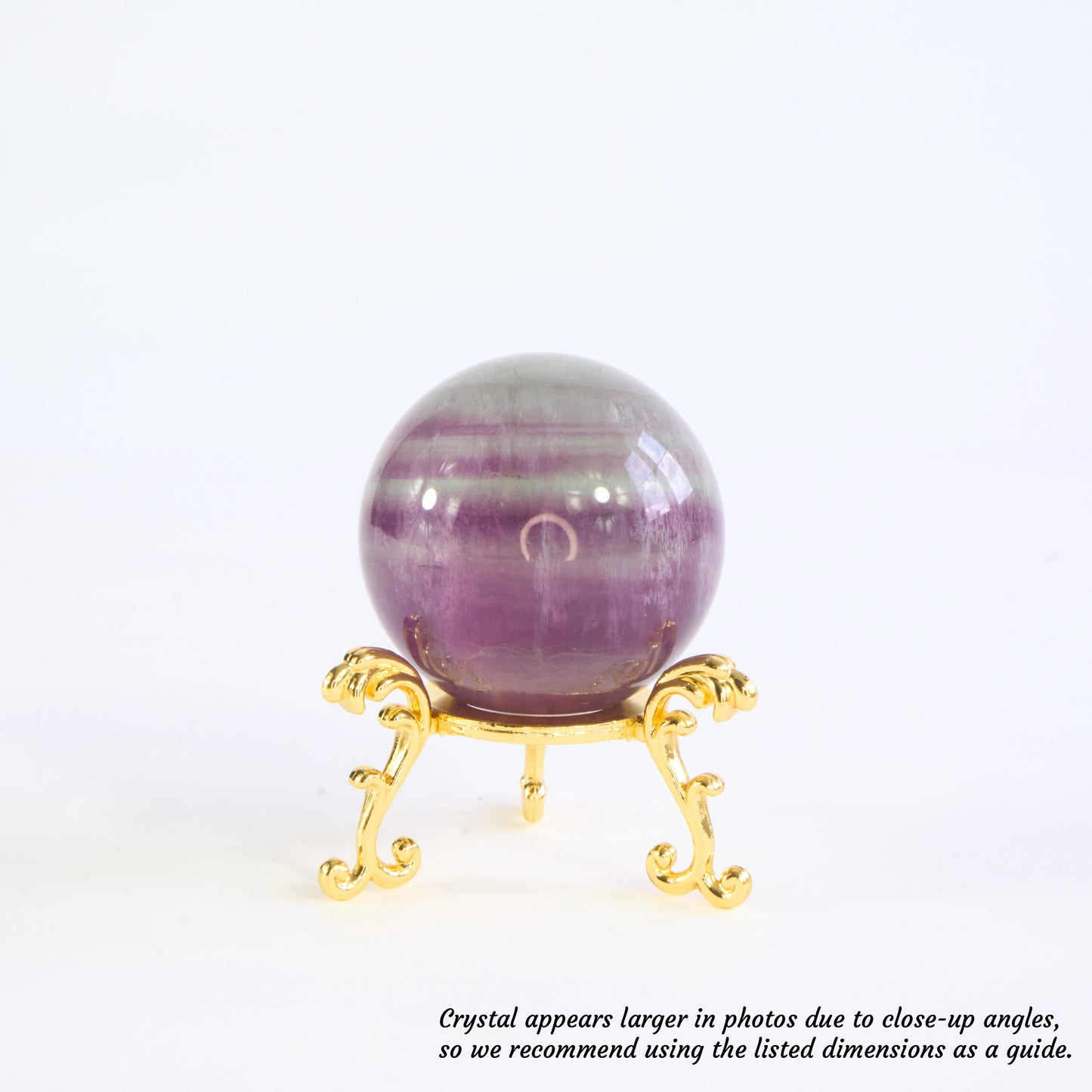 Boosting Concentration - Fluorite Sphere (Small, 3-5cm)
