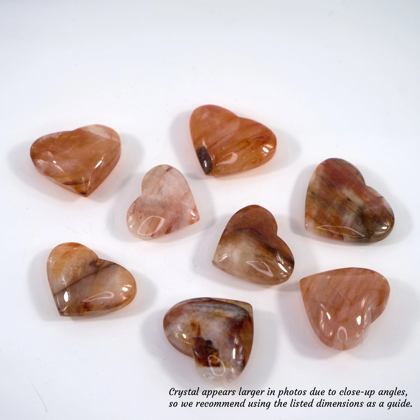 Boosting Confidence - Hematoid Quartz (Fire Quartz) Palm Stone