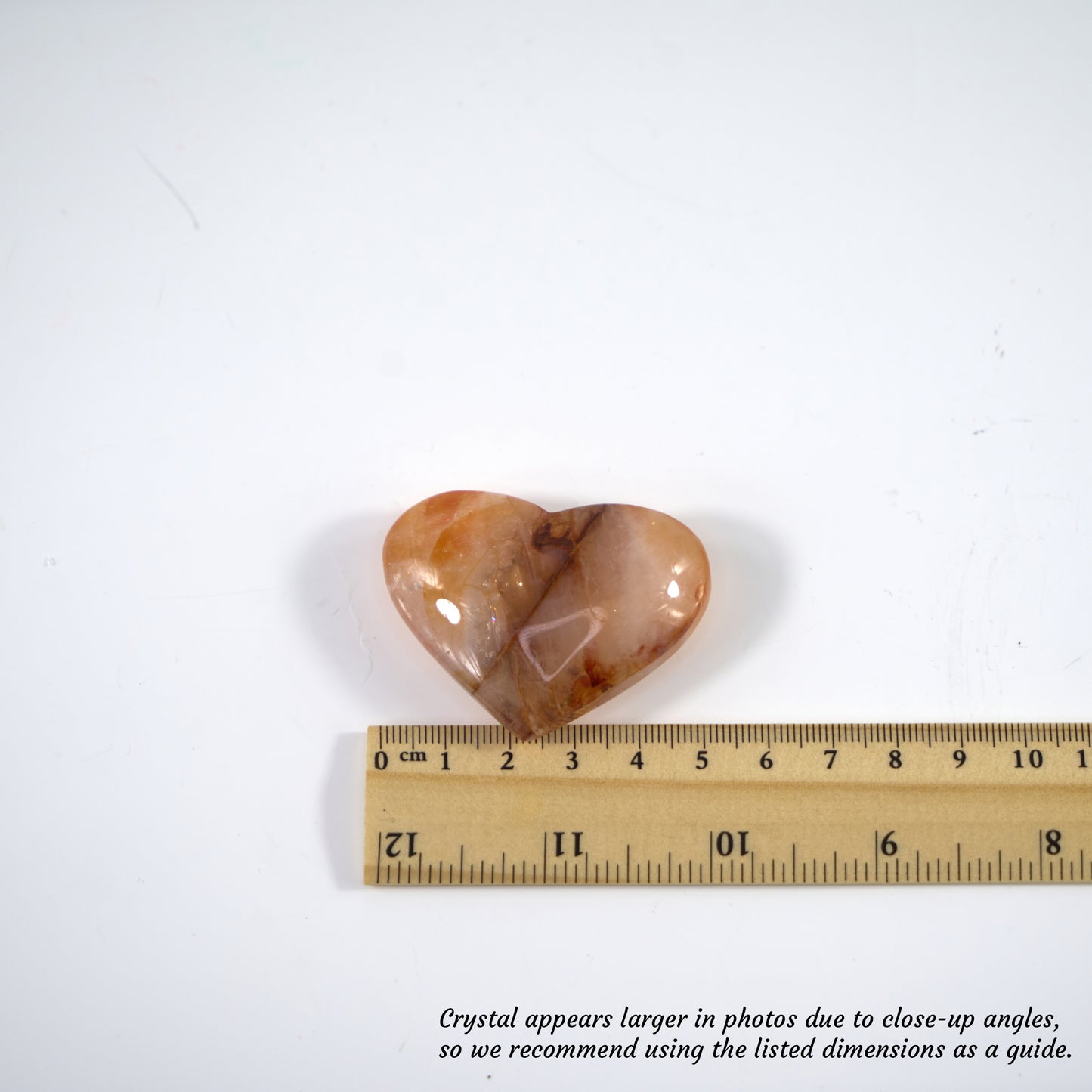 Boosting Confidence - Hematoid Quartz (Fire Quartz) Palm Stone