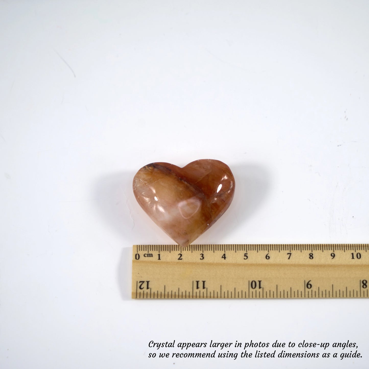 Boosting Confidence - Hematoid Quartz (Fire Quartz) Palm Stone