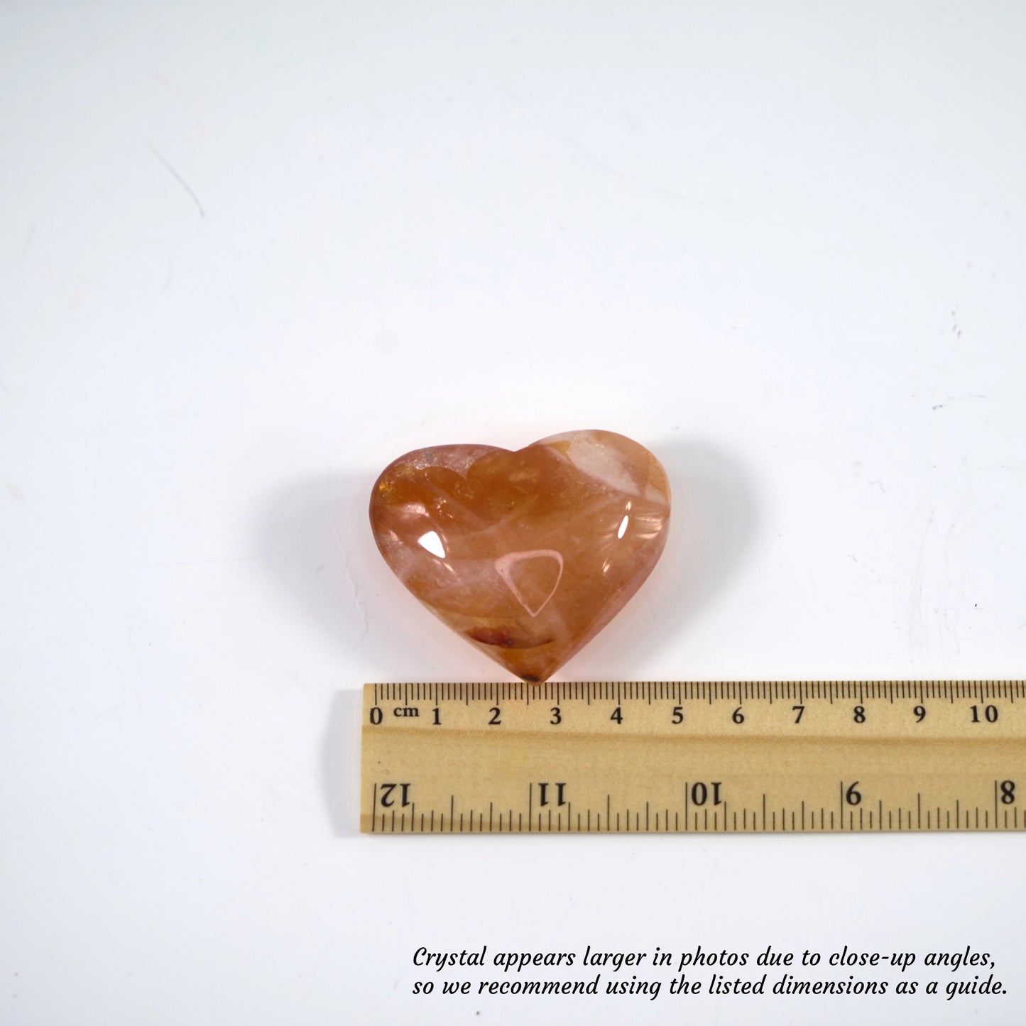 Boosting Confidence - Hematoid Quartz (Fire Quartz) Palm Stone