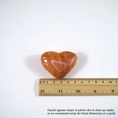 Boosting Confidence - Hematoid Quartz (Fire Quartz) Palm Stone