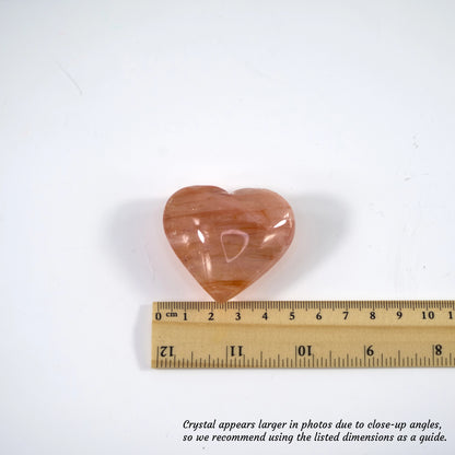 Boosting Confidence - Hematoid Quartz (Fire Quartz) Palm Stone