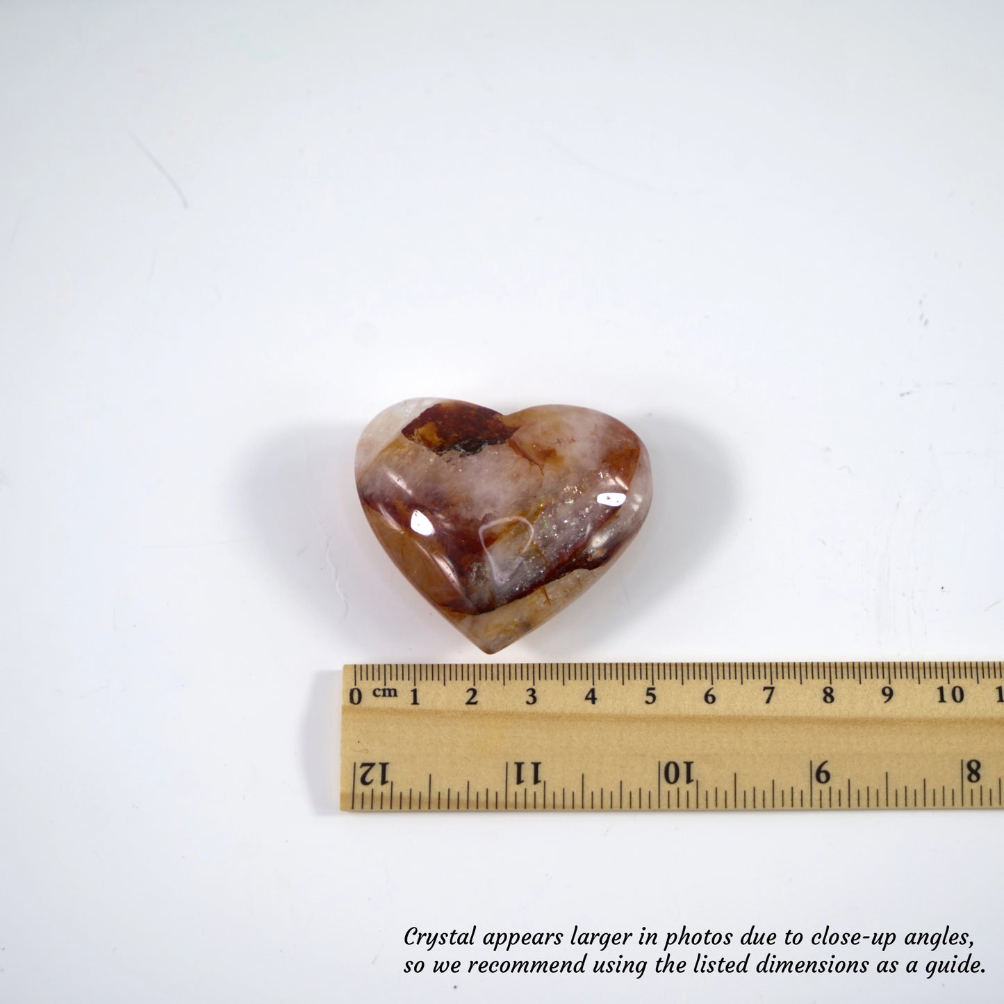 Boosting Confidence - Hematoid Quartz (Fire Quartz) Palm Stone