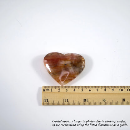 Boosting Confidence - Hematoid Quartz (Fire Quartz) Palm Stone