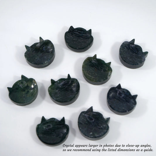Stone of New Beginings - Moss Agate Little Cat
