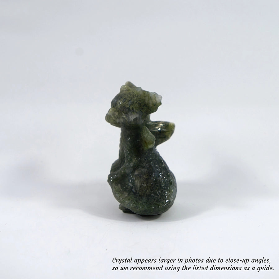 Stone of New Beginings - Moss Agate Little Dragon