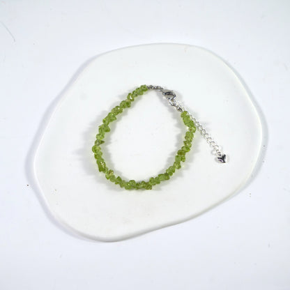 Stone of Prophecy - Prehnite Crystal Bracelet