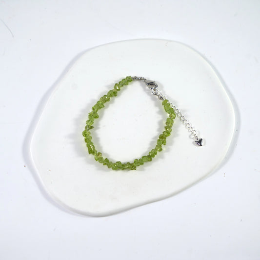 Stone of Prophecy - Prehnite Crystal Bracelet