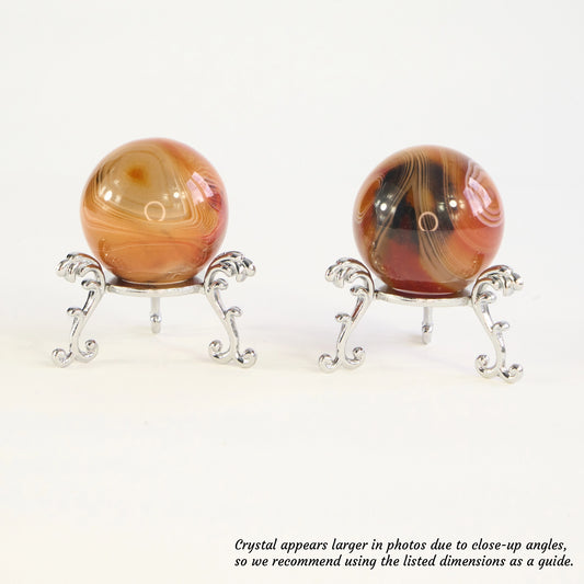 Enhance Focus - Sardonyx Sphere (Small, 4cm)